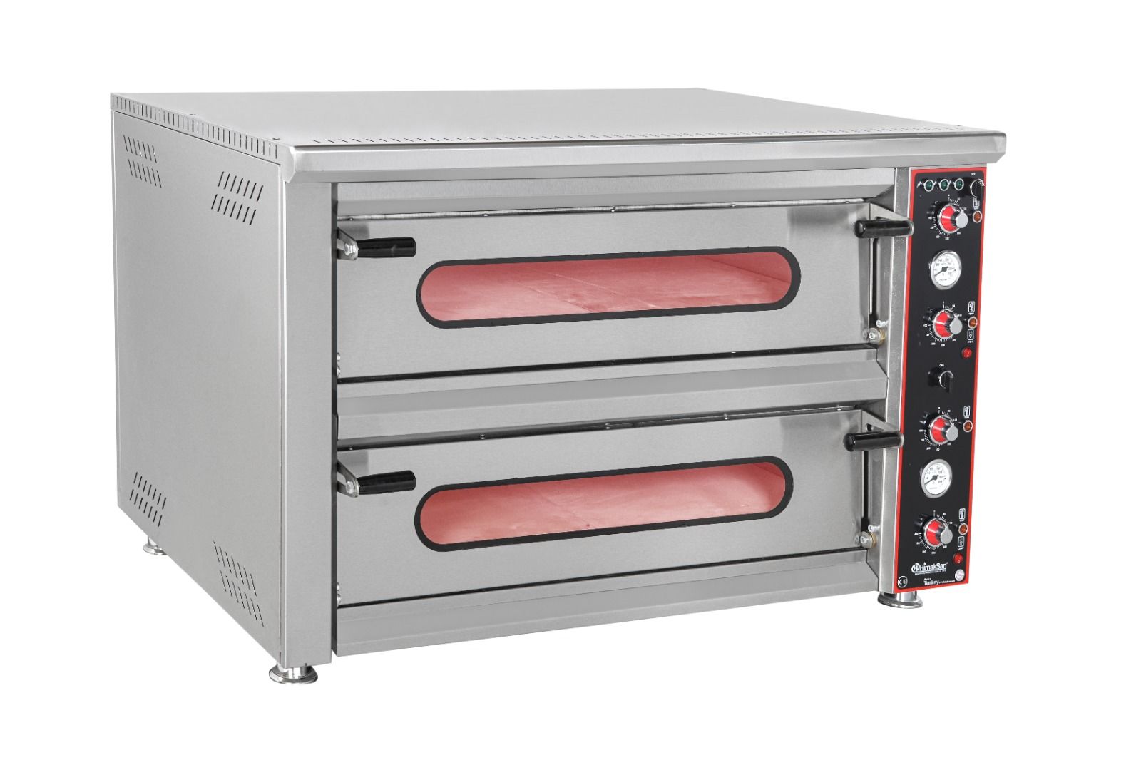 Himaksan Pizza Fırını Çift Katlı Elektrikli, 12X30 Cm HMK-PFE12 1178
