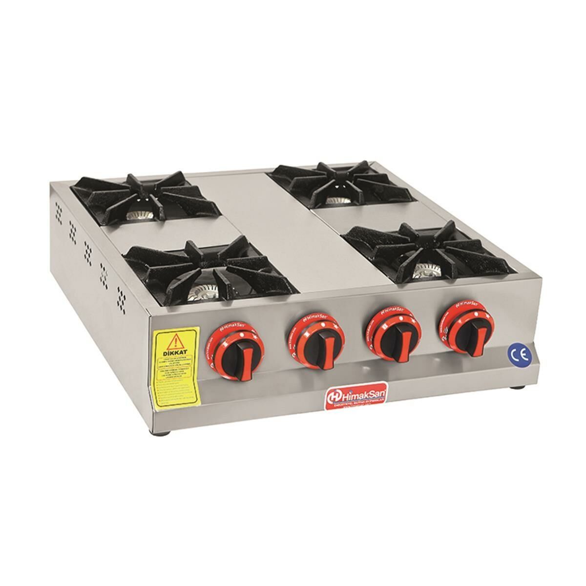 Himaksan 4 lü Ocak Set Üstü Gaz Ve Lpg, HMK-MN 4 CE