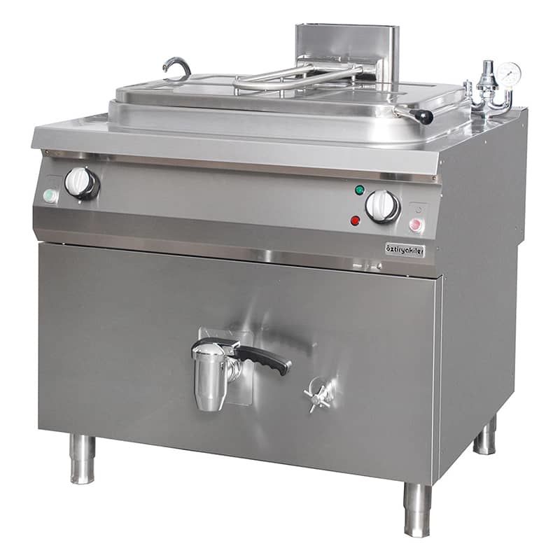 Öztiryakiler İndirekt Kaynatma Tenceresi Gazlı, 250 Lt 100x90x85 cm