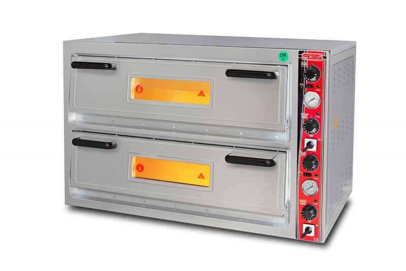 SGS Çift Katlı Pizza Fırını, 9 + 9 Pizza Çap 30 cm, Elektrikli, PO 9292 DE