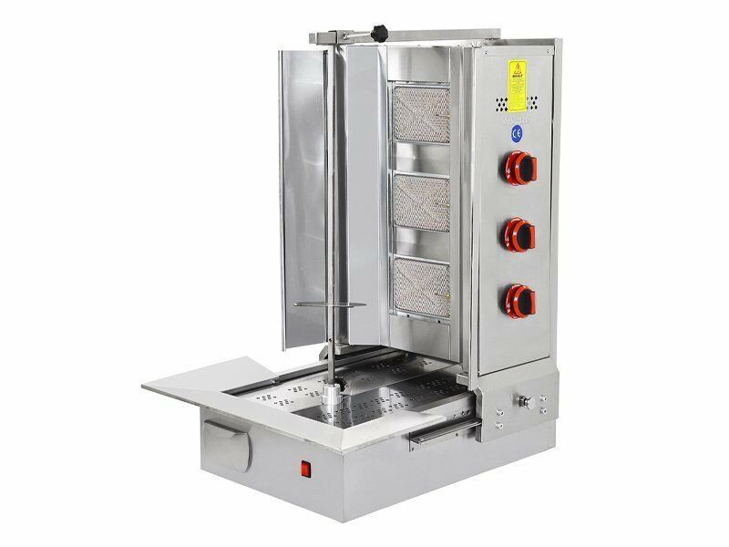 Himaksan Döner Ocağı 3 Radyanlı Alttan Motorlu, Gazlı HMK-AMDNG 3