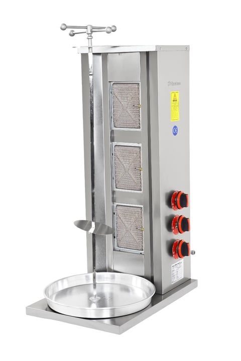 Himaksan 3 lü Döner Ocağı Gazlı ve Lpg, HMK-DNG 3