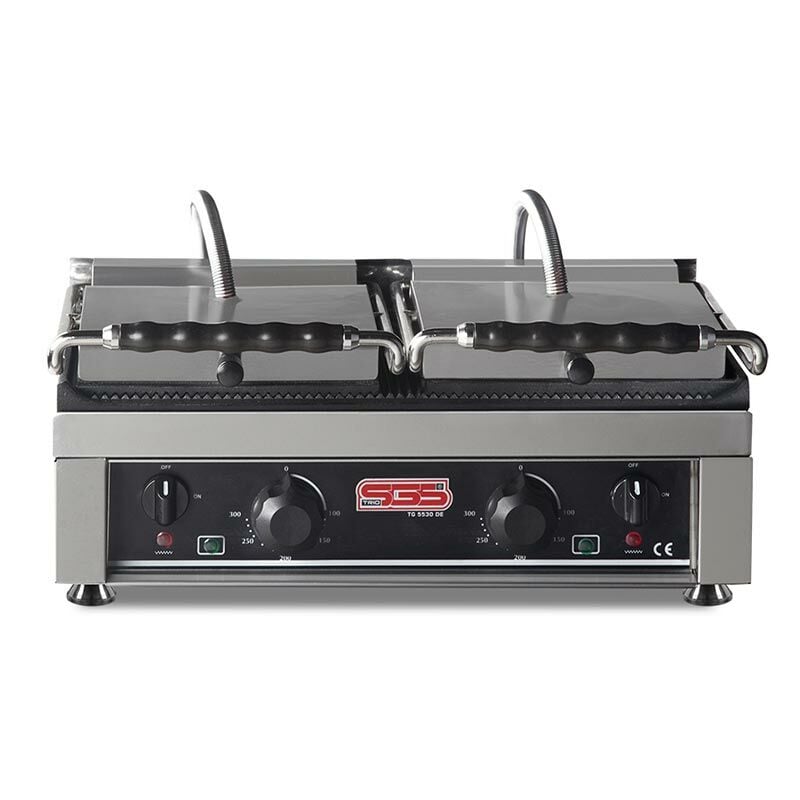 SGS Alt Üst Girintili Tost Makinesi, Çift Kapaklı, Elektrikli, TG 5530 DE