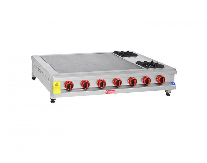 Himaksan Set Üstü Bazlama Ocağı Gazlı ve Lpg, 120X80X25, HMK-BZSOG 120