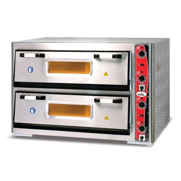 Atalay Pizza Fırını Elektrikli, Çift Katlı 92x62 Cm APF-962/2