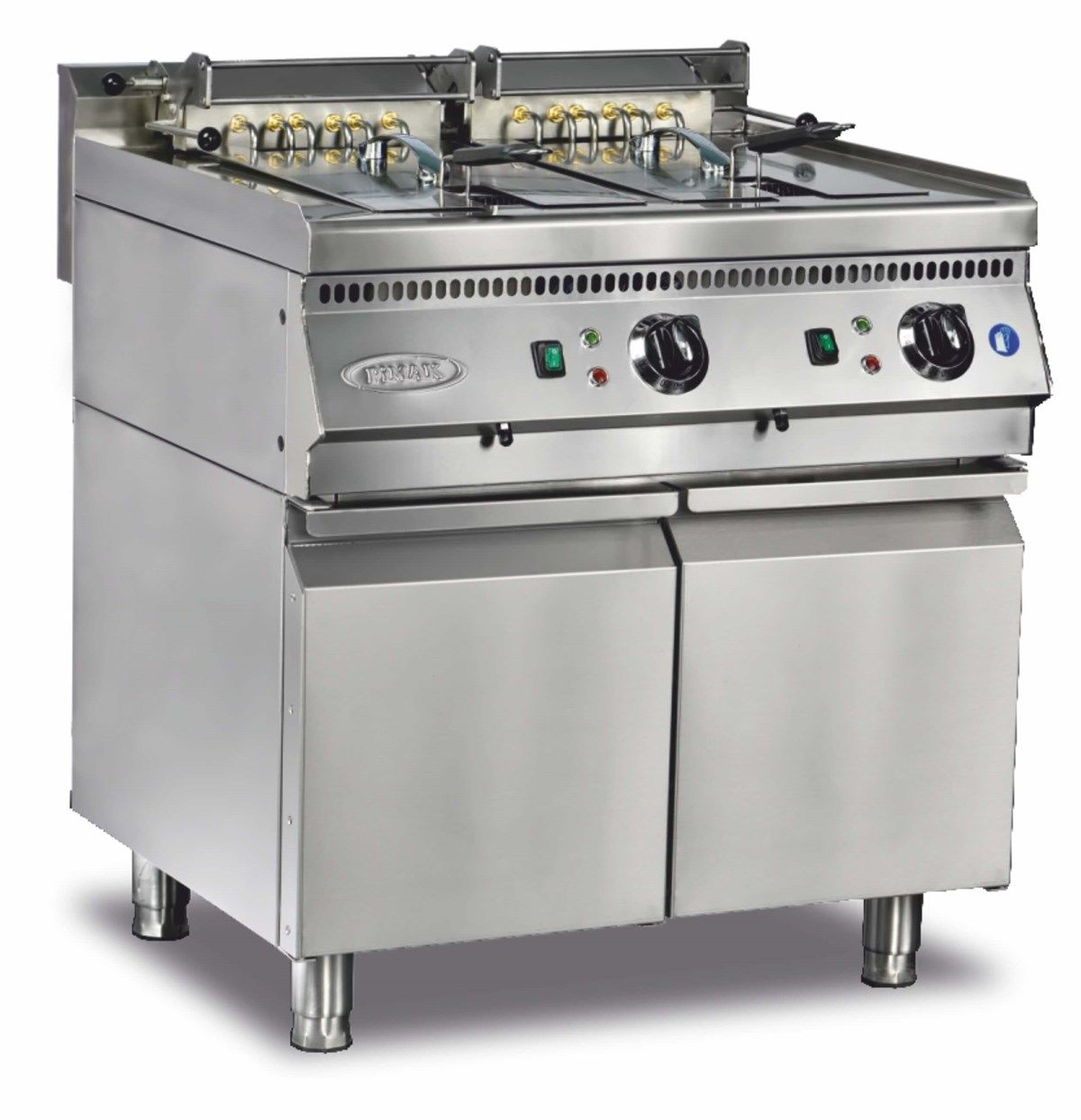 Pimak Elektrikli Fritöz Dolaplı, 12+12 Litre 80x70x85 Cm 70SDE-M073-1
