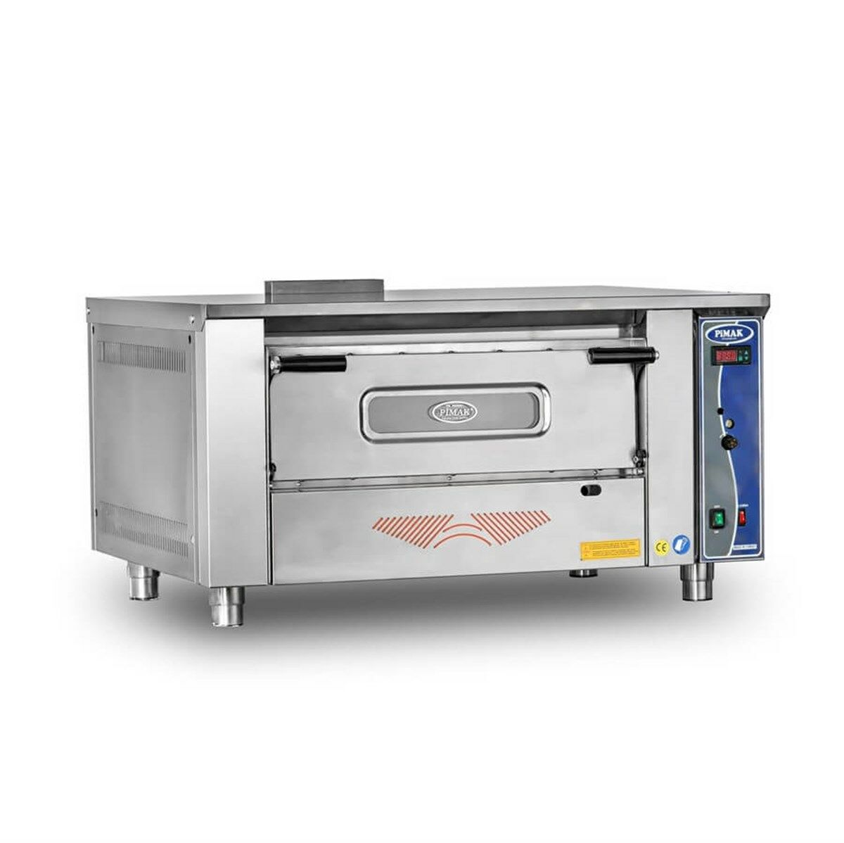 Pimak Pizza Fırını, 4 Pizza Kapasiteli, Doğalgazlı M013-4G