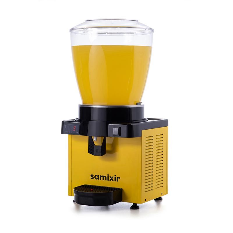 Samixir Panaromik Dijital Soğuk İçecek Dispenseri, 22 L, Sarı, M22.DY