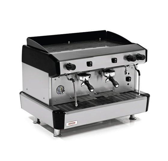 Empero Espresso Makinesi Yarı Otomatik, 2 Gruplu Siyah EMP.PLS.CPC.2G-D