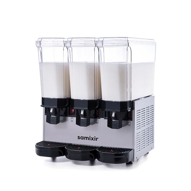 Samixir Triple Klasik Karıştırıcılı Soğuk İçecek Dispenseri, 20+20+20 L, Inox, 60.MMMI