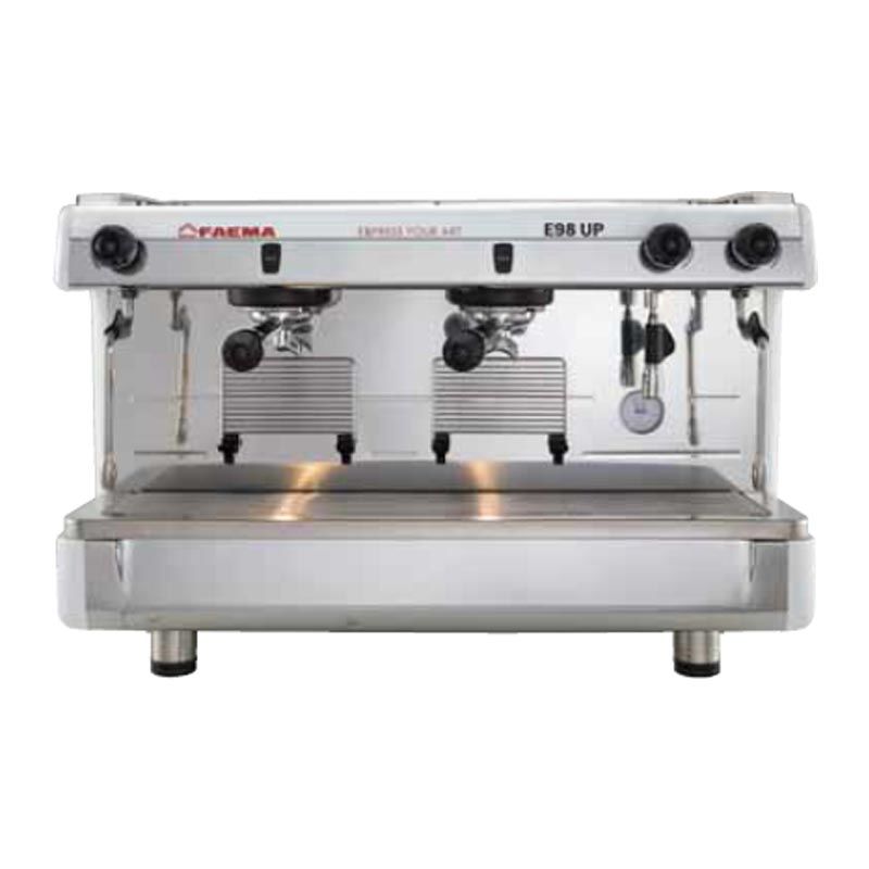 Faema Tall Cup Yarı Otomatik Espresso Kahve Makinesi, 2 Gruplu, Beyaz, E98 UP S/2 TC