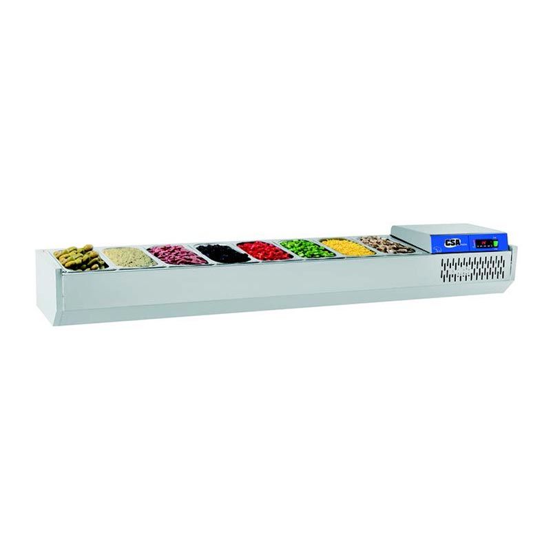 CSAİNOX Set Üstü Soğutmalı Salat Bar, 6X1/3 Gn CS-GRN-151