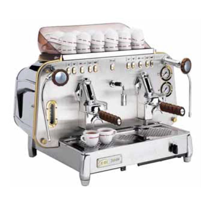 Faema White Wood Tam Otomatik Espresso Kahve Makinesi, 2 Gruplu, E61 A/2 Jubile WW