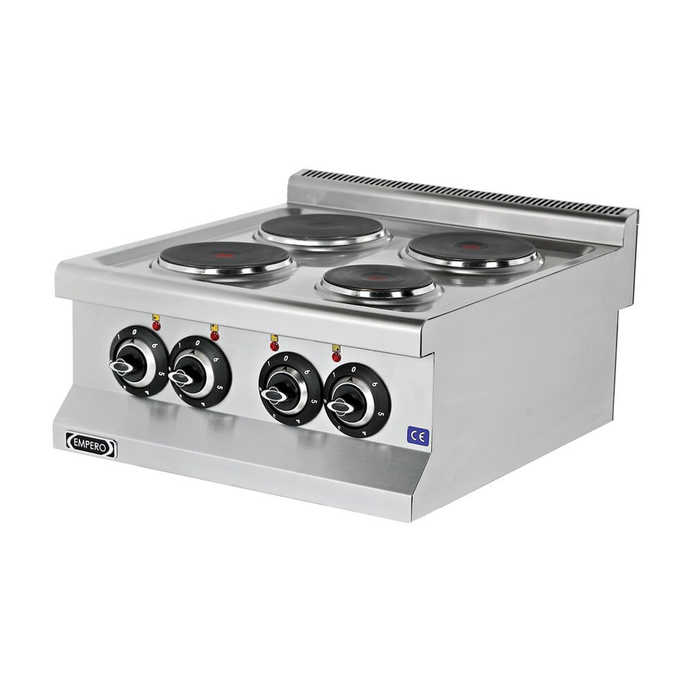 Empero 4 Lü Ocak Set Üstü Elektrikli, 60x63x28 cm,EMP.6KE020,