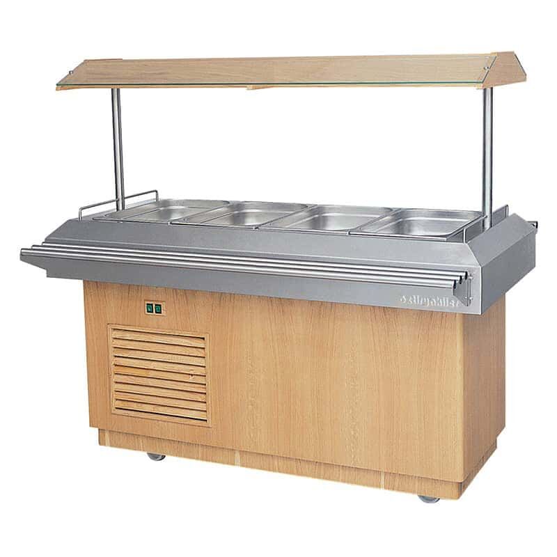 Öztiryakiler Saladbar Elektrikli, 4 x 1/1 Gn