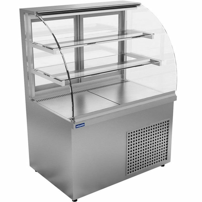 Öztiryakiler Soğuk Pasta Teşhir Dolabı Bombe Camlı, 100x70x135 Cm