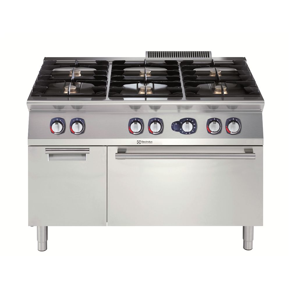 Electrolux 6 Gözlü Fırınlı Kuzine, Gazlı 800x73x85 cm, 371005