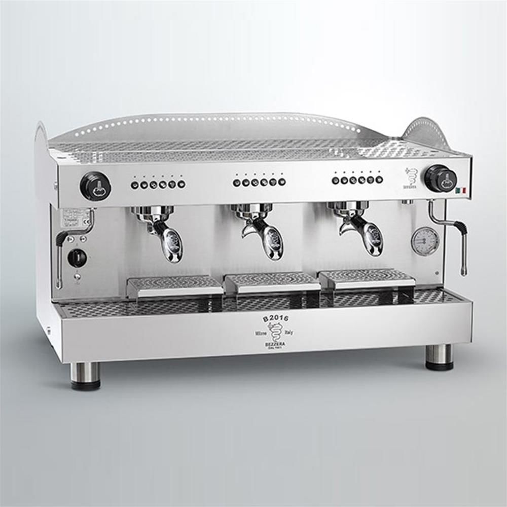 Bezzera 3 Gruplu Yarı Otomatik Espresso Kahve Makinesi Tall Cup B2016-PM 3GR-TC