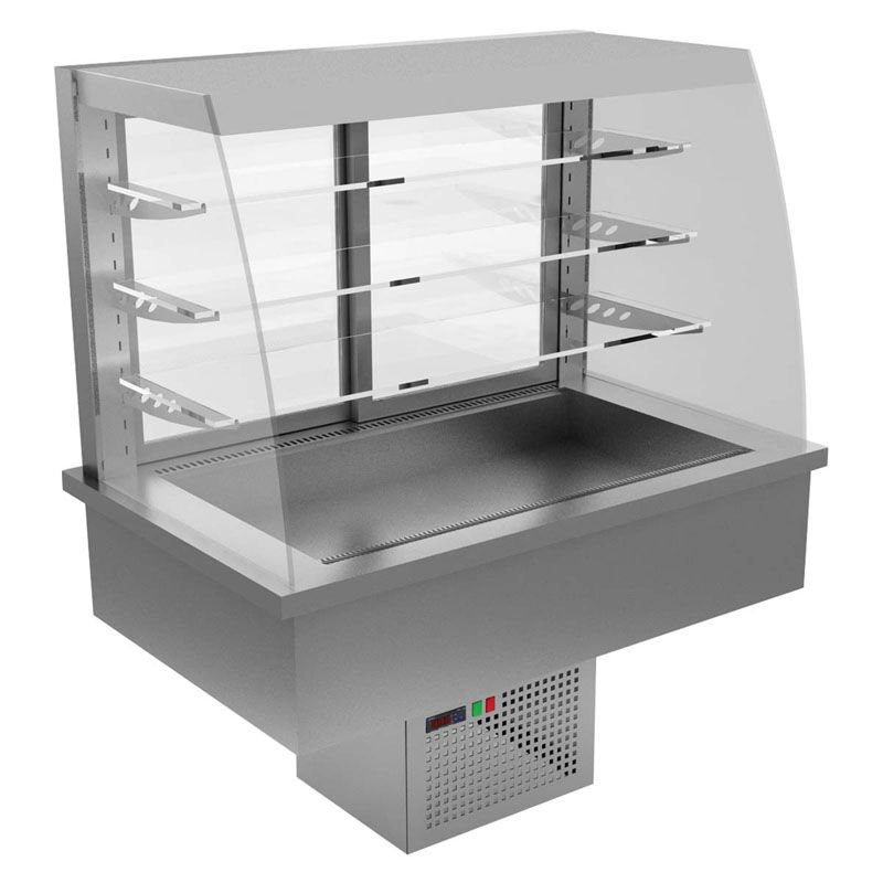 Öztiryakiler Soğuk Pasta Teşhir Dolabı, Self Servis 100X75X147 Cm