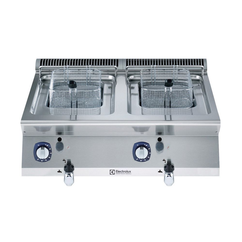 Electrolux 700XP Gazlı 2 Hazneli Setüstü Fritöz-2x7Lt, 371067