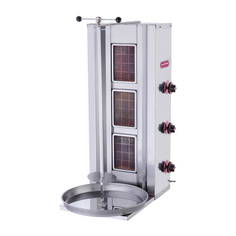 SilverInox Döner Ocağı, 3 Radyanlı, LPG'li, 2161