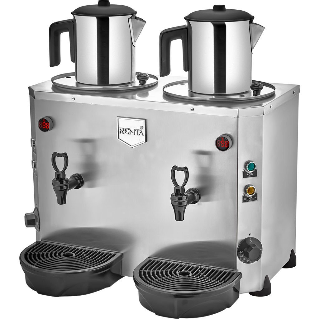 Remta 2 Demlikli Jumbo Çay Makinesi, 9+9 L DE15
