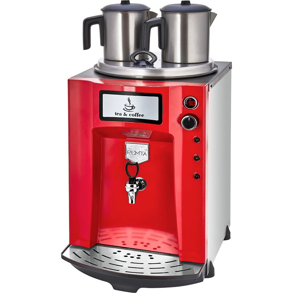 Remta 2 Demlikli Premium Jumbo Çay Makinesi, 23 L, Şamandıralı DE11SP