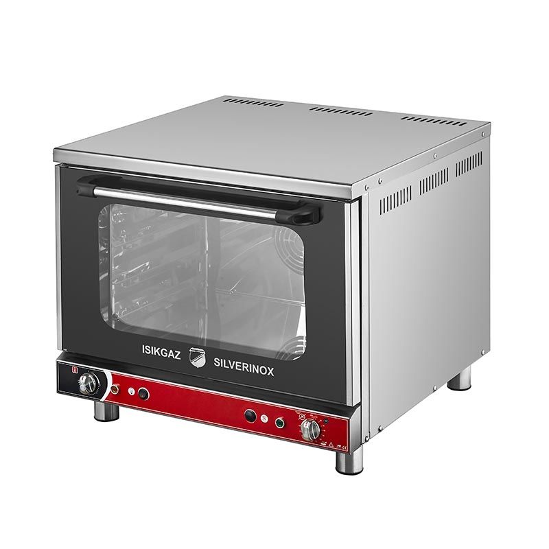 Silverinox Manuel Patisseri Fırın, 46x33 cm 4 Tepsi Kapasiteli, Elektrikli, PT-4K