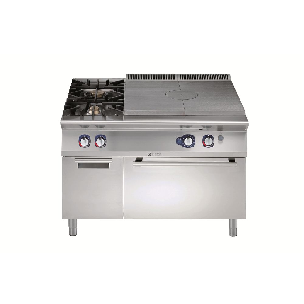 Electrolux 900XP Gazlı Kapalı Ateş Kuzine+2 Açık Ateş Ocak, Gazlı Fırınlı - 1200 mm, 391021