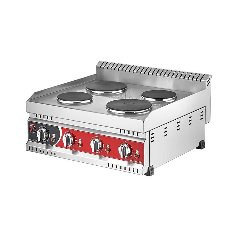 SilverInox 4 Gözlü Pleyt Isıtıcı, Elektrikli, EP-04