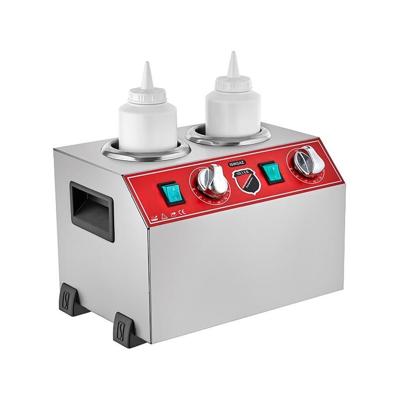 SilverInox İkili Sosluk, Elektrikli, SS-02