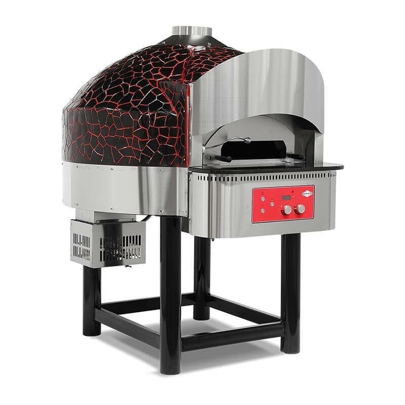 Empero Döner Taş Tabanlı Pizza Fırını Gazlı 75Pizza/Saat EMP.SPO.04