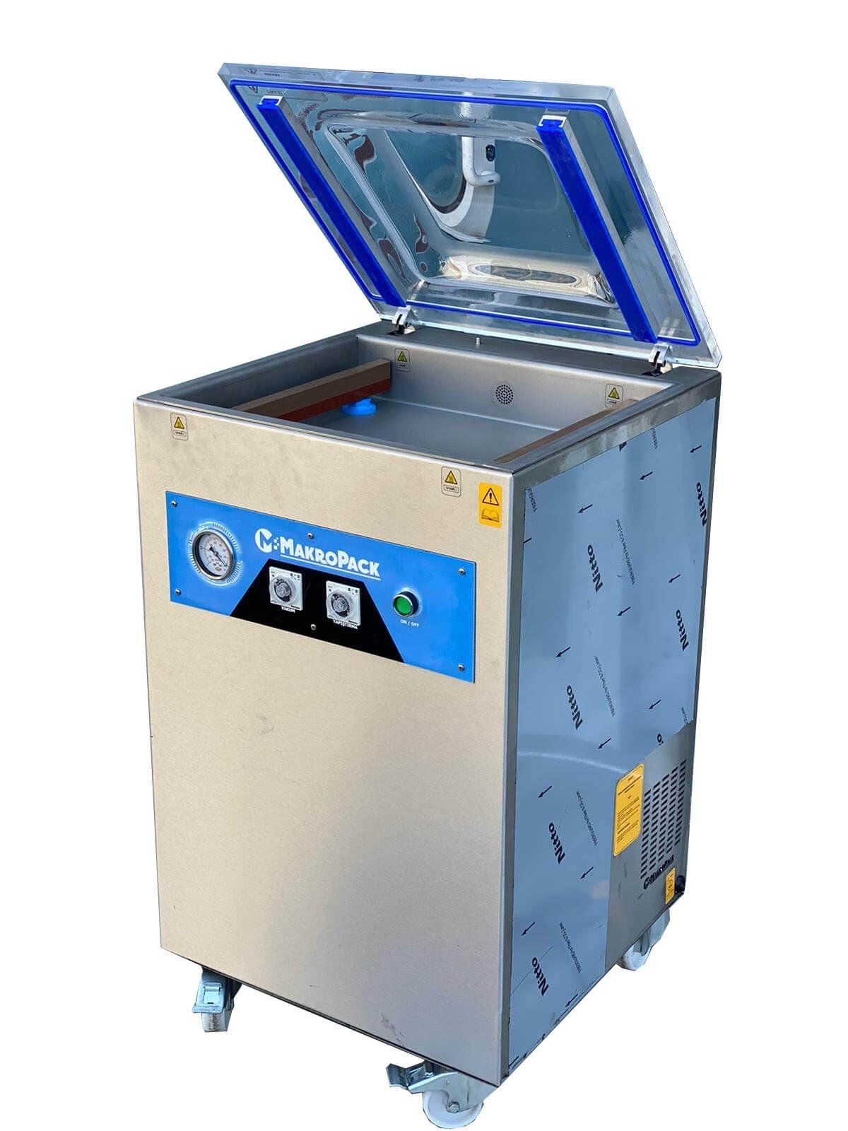 MakPack Vakum Makinesi Çift Çene Ayaklı, 41+41 Cm, MP-410-T2/A