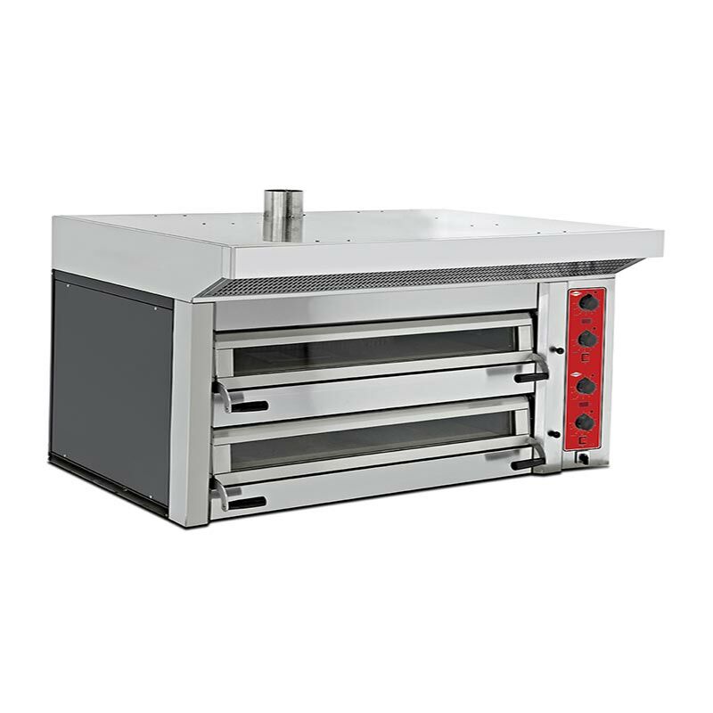 Empero Çift Katlı Pizza Fırını Elektrikli, 34 cm 6+6 Pizza EMP.GF.02-D