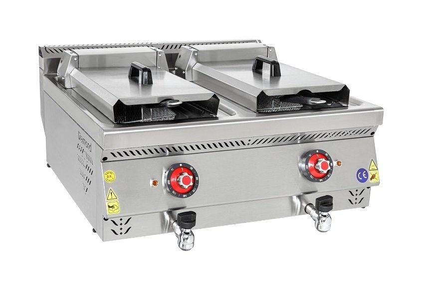 Himaksan Çiftli Elektrikli Fritöz, 12 + 12 Litre HMK-SFE 873