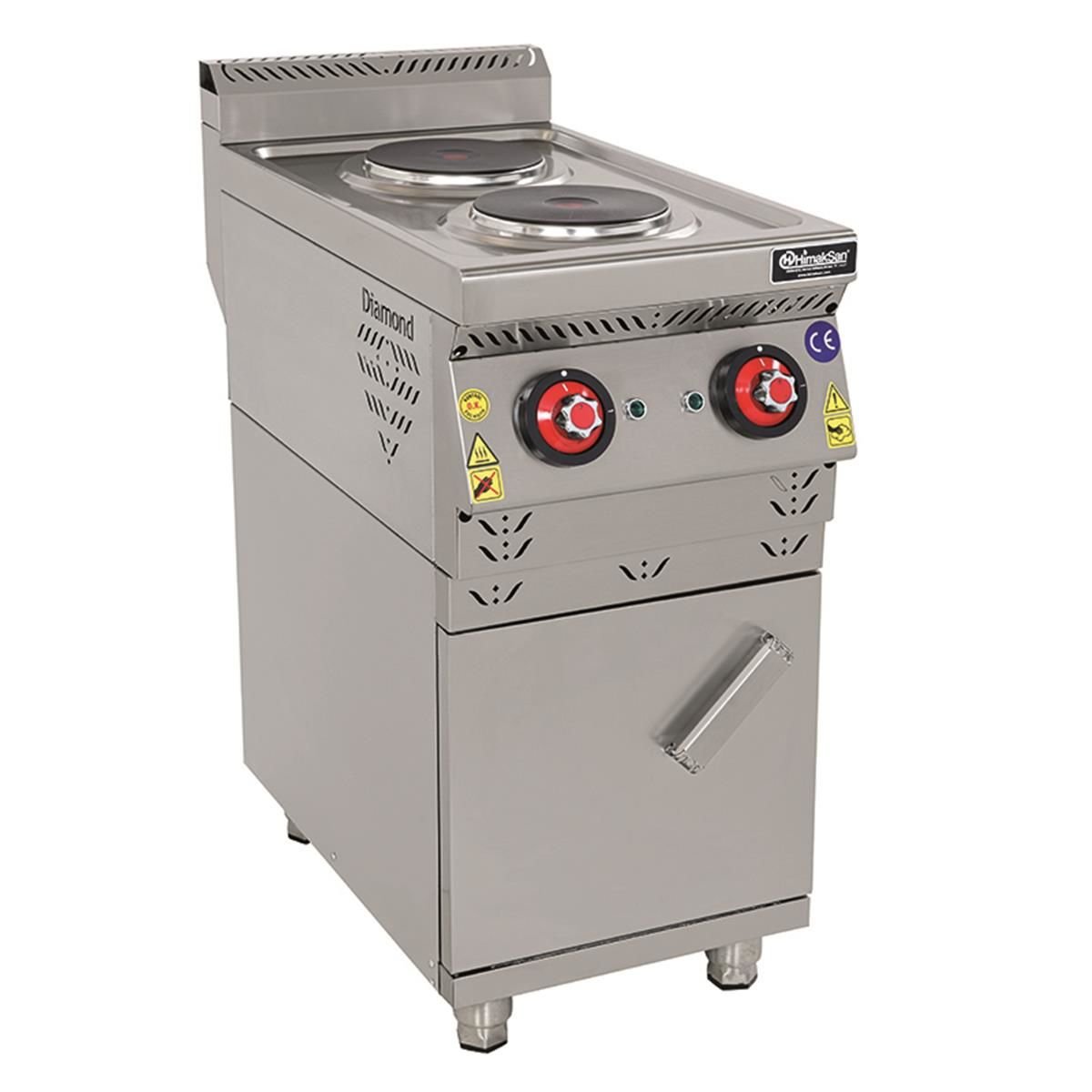 Himaksan 2 li Elektrikli Ocak, Dolaplı 40x70x85 Cm HMK DOE 478
