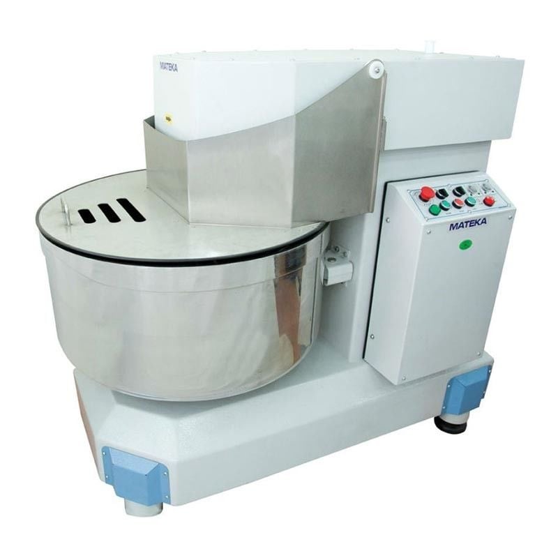 Mateka 90 Kg Spiral Yoğurma Makinesi, Çift Motorlu, Zaman Saati, Acil Stop, Siviç, 400V, SPK 700t