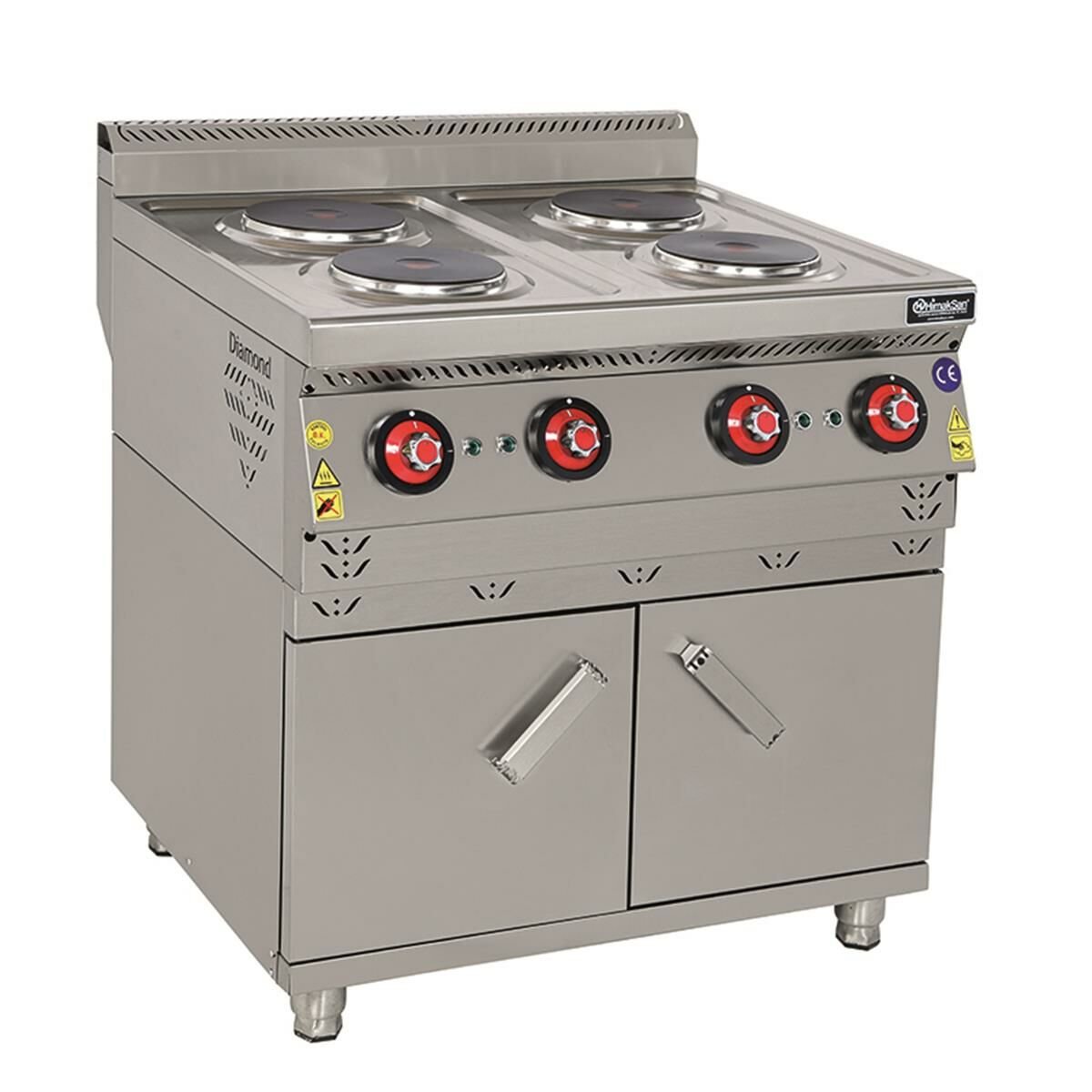 Himaksan 4 lü Elektrikli Ocak, Dolaplı 80x70x85 Cm HMK DOE 878