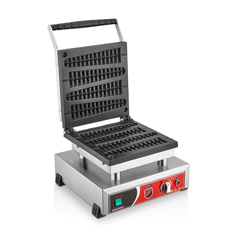 SilverInox Çubukta Waffle Makinesi, Elektrikli, 2144