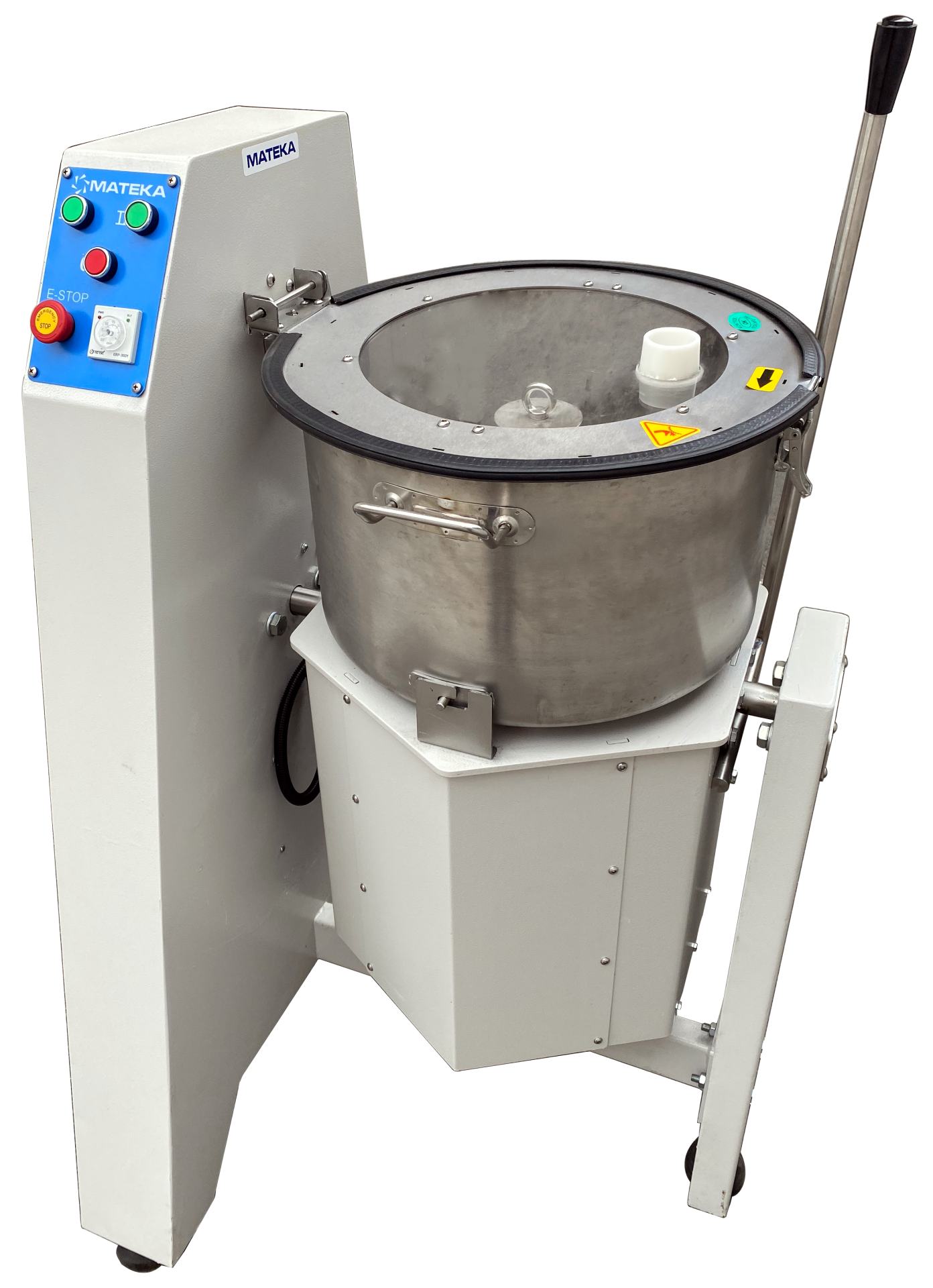 Mateka 4 Bıçaklı Devirmeli Gıda Parçalayıcı 40 lt, 2 Hız 400V, GPD 450tS
