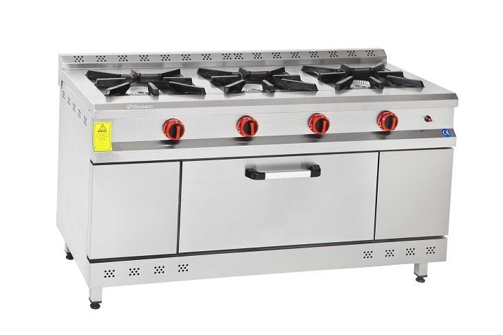 Himaksan 3 lü Kuzine Fırınlı Gazlı, HMK-KZG 1560