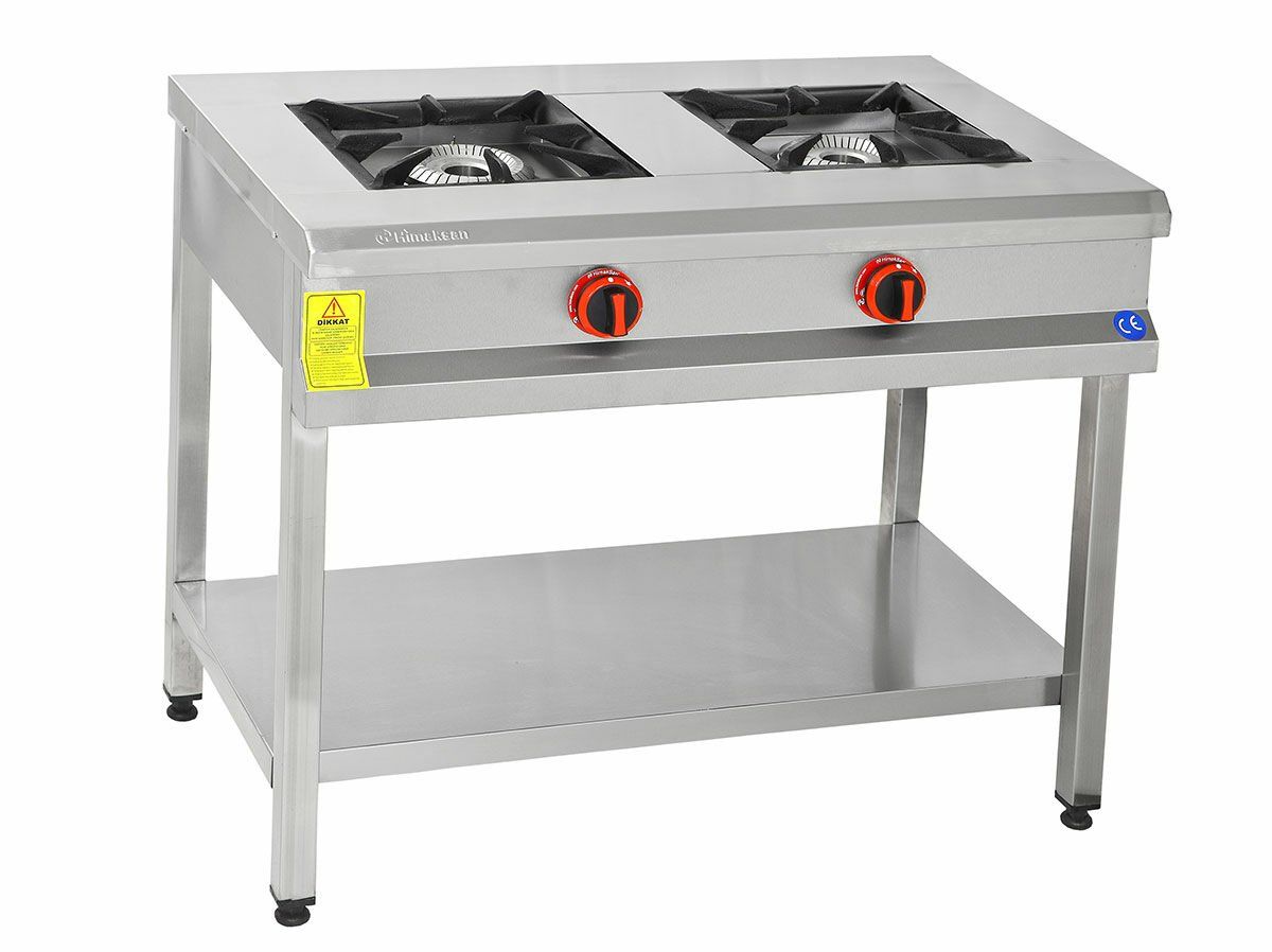 Himaksan 2 li Taban Raflı Ocak, Gazlı 90X50X85 HMK TBOG 950 Ce