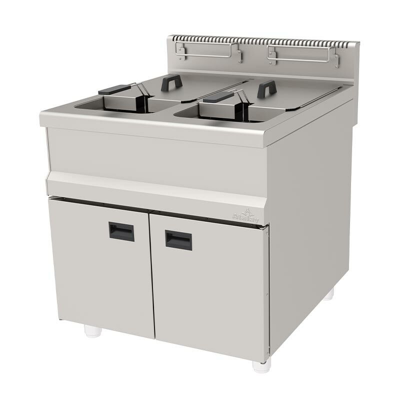 Atalay Fritöz Gazlı Dolaplı, 30+30 Litre AGF-890