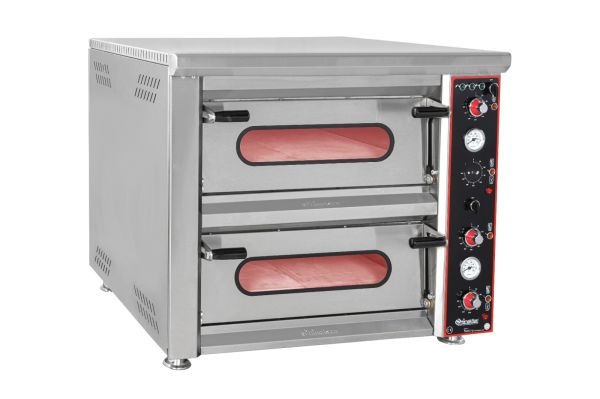Himaksan Pizza Fırını Çift Katlı Elektrikli, 8x30cm HMK-PFE8 878