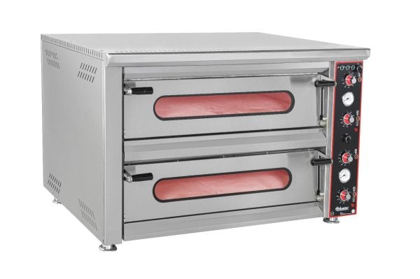 Himaksan Pizza Fırını Çift Katlı Elektrikli, 12X30 Cm HMK-PFE12 1178