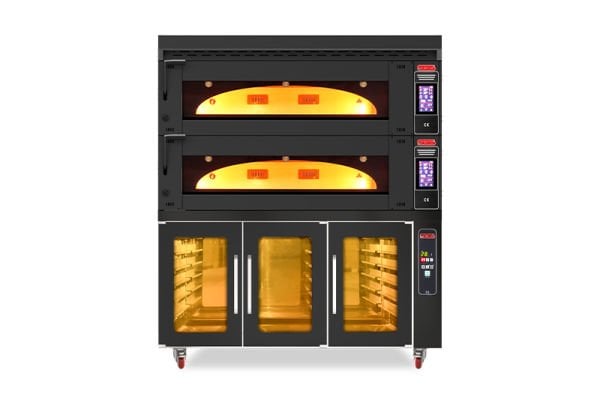 SGS Çok Amaçlı Fırın Çift Katlı, Elektrikli Mayalandırma Kabinli MD-1400-2