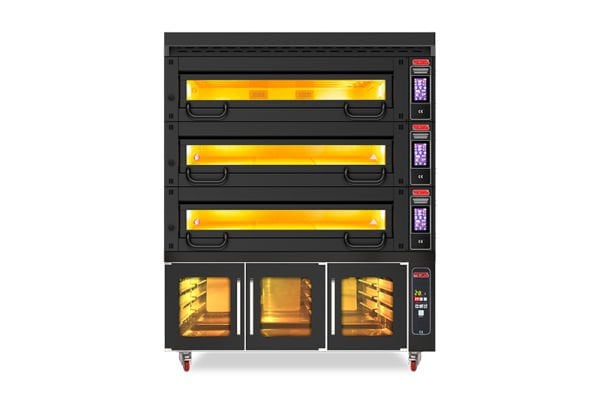 SGS Çok Amaçlı Fırın, Üç Katlı, Mayalandırma Kabinli, 34500 W, MT-1200-2