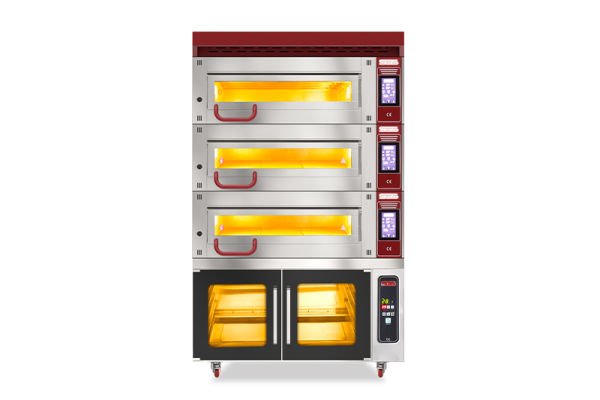 SGS Çok Amaçlı Fırın, Üç Katlı, Mayalandırma Kabinli, 25500 W, MT-800-2