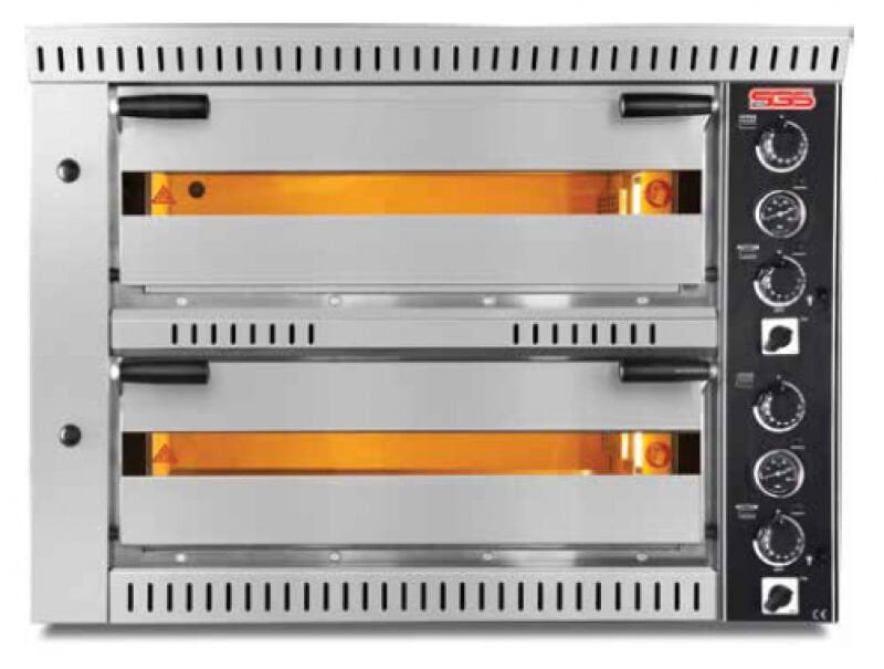 SGS Profesyonel Pizza Fırını, 6 Adet Tava, Kapak Üstten Açılmalı, PO / 70105 DE