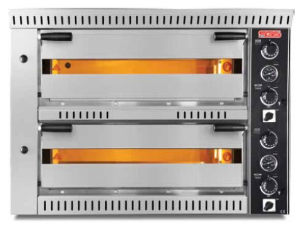 SGS Profesyonel Pizza Fırını, 6 Adet Tava, Kapak Üstten Açılmalı, PO / 70105 DE